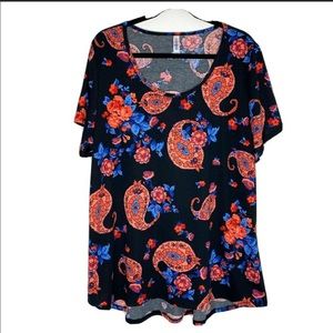 LuLaroe Paisley Top Hi-lo Simply Comfortable Shirt